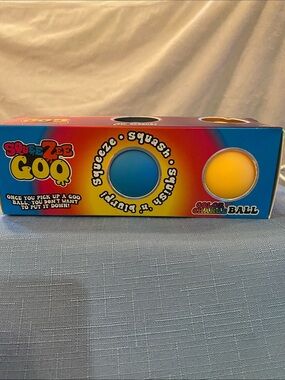 Color Change Ball Squeezee Goo Set - Blue, Purple, & Yellow - RMS Crazy Fun